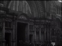 London - Catholic Police parade for Requiem Mass. News Clip