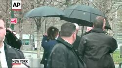 Raw: Trump Visits 9/11 Memorial and Museum News Clip