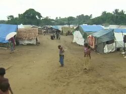 Refugee Camp In Burmese Town Of Sittwe News Clip