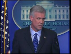 WH briefing on poss US search for Al Qaida in Pakistan News Clip