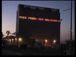 US mission uses electronic ticker in billboard war News Clip