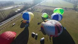 Balloons Bansko Stock Footage