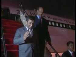 Ahmadinejad arrives for talks, economic agreements signed News Clip