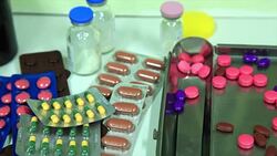 Pill medicine. Stock Footage