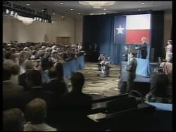 President at campaign fundraiser News Clip