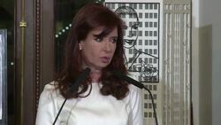 VOICED : Kirchner internada en Buenos Aires News Clip