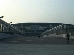 Emirates Stadium External General Views. Stock Footage