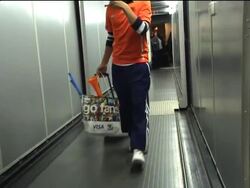 Fans fly in to catch Spain v. Germany semi-final Instructional Video