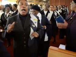 Concern For Nelson Mandela Continues As He Battles A Lung Infection Stock Footage