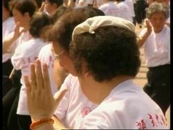 (V) HONG KONG:  HUNDREDS CELEBRATE WORLD TAI CHI DAY News Clip