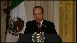 Obama meets Mexican President Calderon News Clip