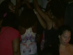 Baile Funk: Funk Party in Cerra Cora Favela Organised By Local Drug Traffickers. Stock Footage