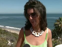 Malibu Clambake Honoring The Lia Sophia Jewelry Collection Cape Town III Stock Footage