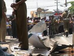 WRAP Bus bomb wounds at least 14, scene, hospital News Clip