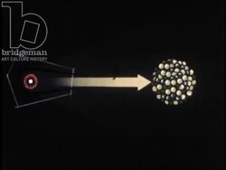 A is for Atom part 3 - 1952 Cold War-era cartoon about atomic energy Stock Footage