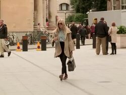 Fearne Cotton at Celebrity Video Sightings Stock Footage