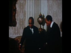 SYND 14-5-71 A LIBERIAN DELEGATION ARRIVES IN CAIRO News Clip
