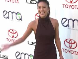 Michelle Kwan at the 2011 Environmental Media Awards at Burbank CA. (Footage by WireImage Video/Getty Images Entertainment Video) Stock Footage