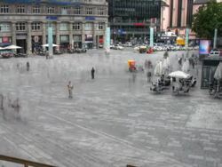 NTSC:Cologne Domplatte Stock Footage