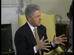 USA: WASHINGTON: PRESIDENT CLINTON MEETS THAI PRIME MINISTER LEEKPAI News Clip