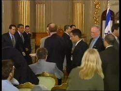 EGYPT: ISRAELI PM BARAK VISIT News Clip