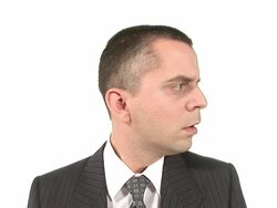 HD: Bossy Businessman Stock Footage