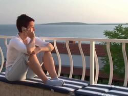 HD: On The Phone Stock Footage