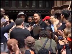 A Columbia University professor who drew widespread attention when a noose was discovered hanging from her office door has been fired over allegations of plagiarism. News Clip