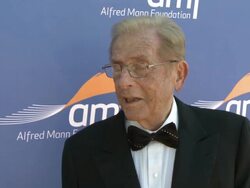 INTERVIEW - Alfred Mann on the event at Alfred Mann Foundationâ€™s An Evening Under the Stars Stock Footage