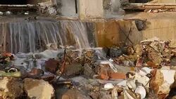 wast water into river Stock Footage