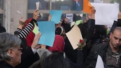 Women's Protest in Cairo News Clip