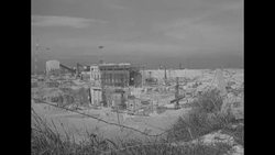 Dam being built on Rhone River in France with aid from US Marshall Plan News Clip