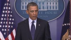 US President Obama national TV broadcast on Boston explosions News Clip