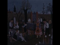 RR7215B NAIVE ART IN YUGOSLAVIA News Clip