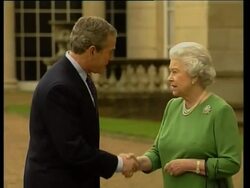 Queen bids farewell to US president Instructional Video