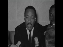 CAN389 NOBEL PEACE PRIZE WINNER MARTIN LUTHER KING GIVES PRESS CONFERENCE Instructional Video