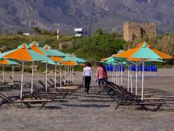 Plakias To Frangokastello Stock Footage