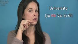 How to Pronounce UNIVERSITY -- American English Instructional Video