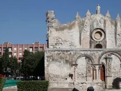 Syracuse, view of San Giovanni Evangelista church Stock Footage
