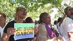 CLEAN : Gabon: Paris pro-opposition demo targets Sarkozy-Bongo link News Clip