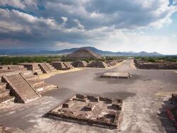 TIME LAPSE: Teotihuacan Ruins Mexico Stock Footage