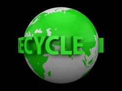 Recycle World Stock Footage