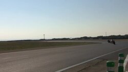 The race  ( With sound ) Stock Footage