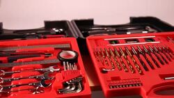 Open toolbox rotating Stock Footage
