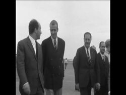 SYND 14 9 67 SPANISH PRINCE JUAN CARLOS VISITS TUNIS News Clip