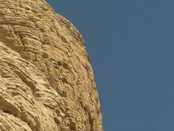 red meets yellow rock Stock Footage