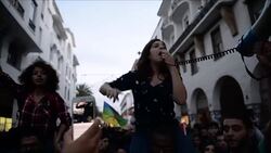 CLEAN : Moroccans protest in Rabat over fish seller's death News Clip
