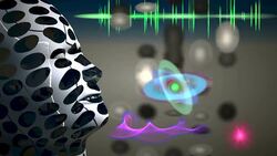 Female cyborg Stock Footage