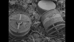 Setting anti-tank mines at the Western Front during World War II News Clip