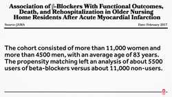Are Beta-Blockers Useful in the Elderly after a Heart Attack? Instructional Video